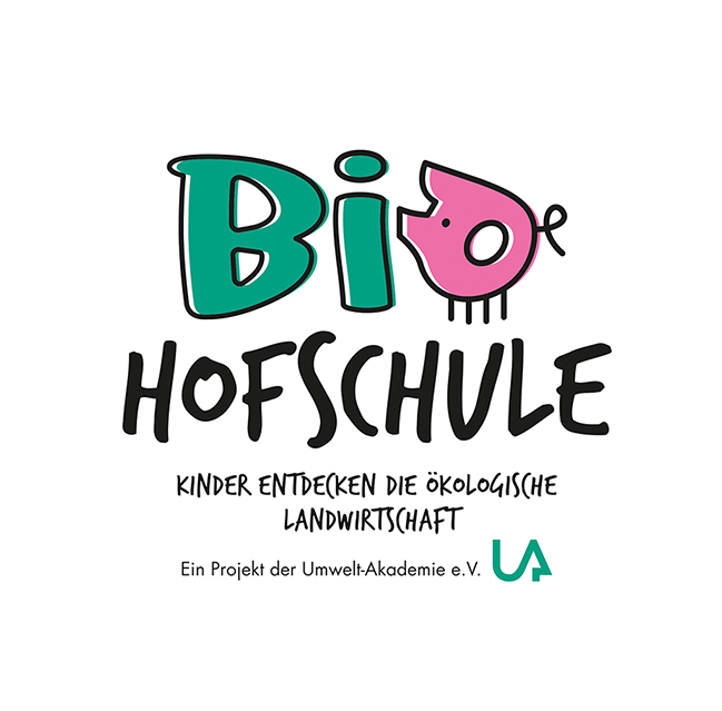 Logo von "Die BioHofschule" der Umweltakademie e.V. 
