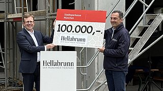 Dr. Bernd Hochberger (SSKM) und Dr. h.c. Rasem Baban (Tierpark) 