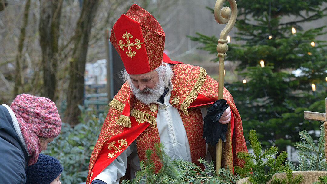 Der Nikoluas und Krampus im Tierpark Hellabrunn