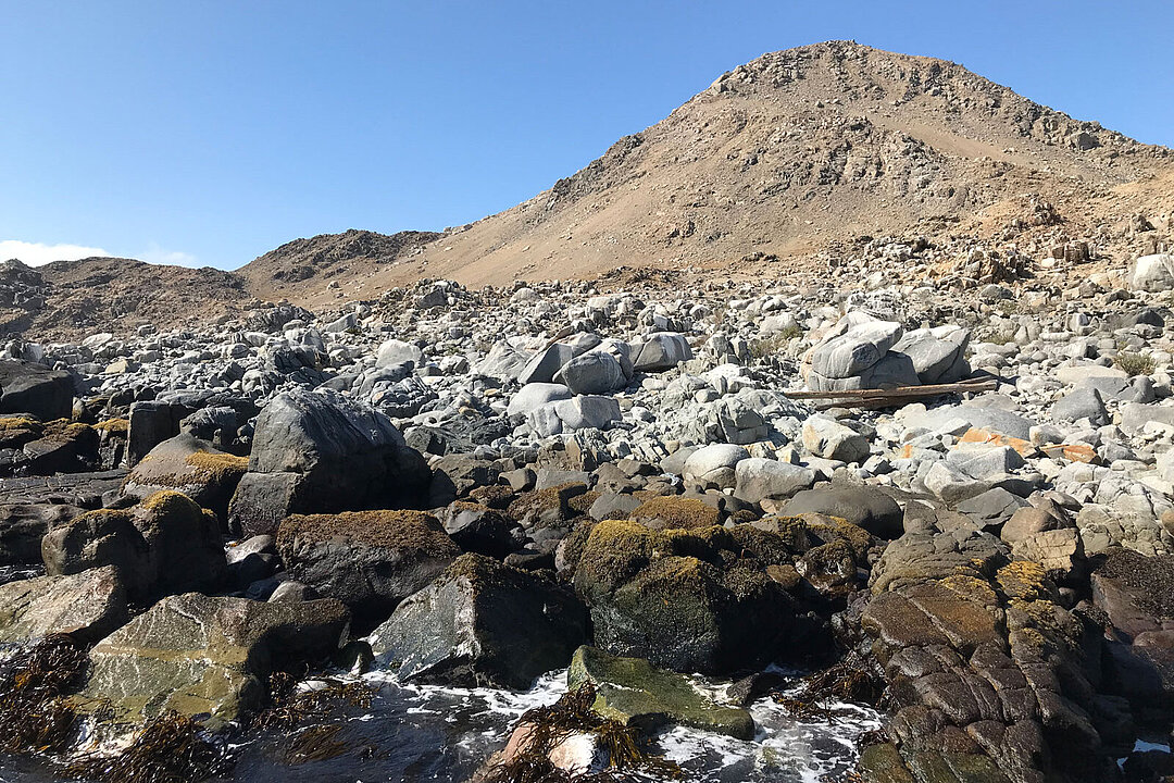 Eine Landschaft in Chile.